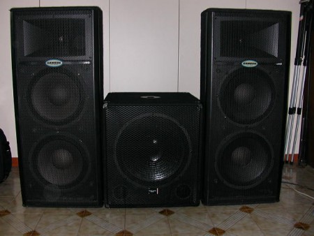 IMPIANTO ATTIVO DA 1600 W RMS